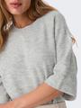ONLSIMONI 3/4 PULLOVER KNT NOOS XL Normal geschnitten - Light Grey Melange