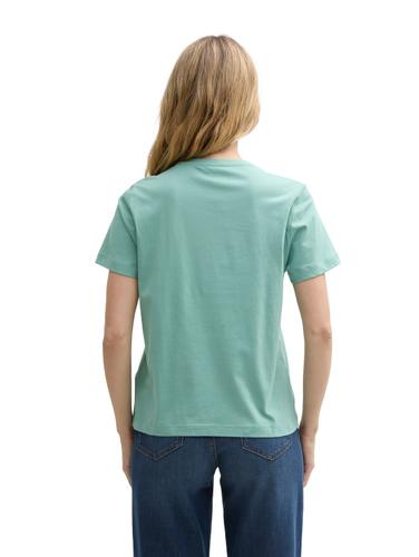 T-Shirt mit Print XL Regular Fit - Bleeched Green