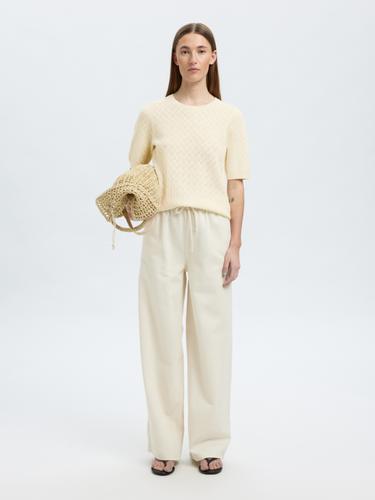 SLFHELEN 2/4 KNIT O-NECK XL Normal geschnitten - Birch