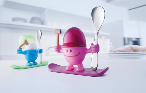 Eierbecher McEgg mit Löffel, Pink