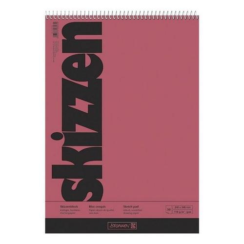 BRUNNEN Skizzenblock 24x34 cm 110g
