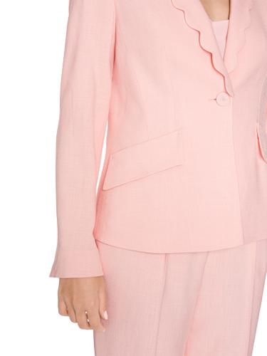 Blazer mit Muschelrevers Rot 44