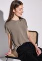 Shirt in Unifarbe Braun 40