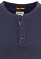 Henleyshirt aus nachhaltigem Organic Cotton Blau M