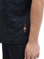 T-Shirt mit Brusttasche XXL Regular Fit - Sky Captain Blue Stripy Inject