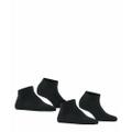 FALKE Happy 2-Pack Damen 39-42 - Black