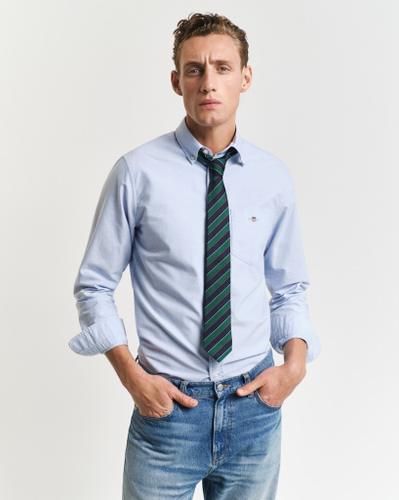 Regular Fit Classic Oxford-Hemd Blau S