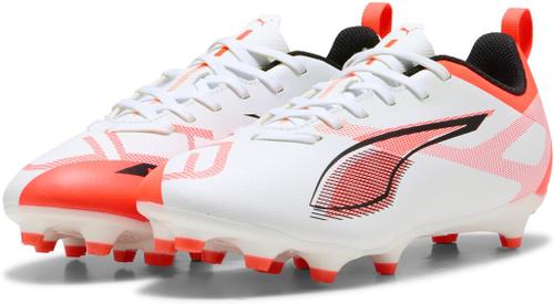 PUMA Kinder Fussball-Rasenschuhe ULTRA 5 PLAY FG/AG Jr 38 ½ in Weiß