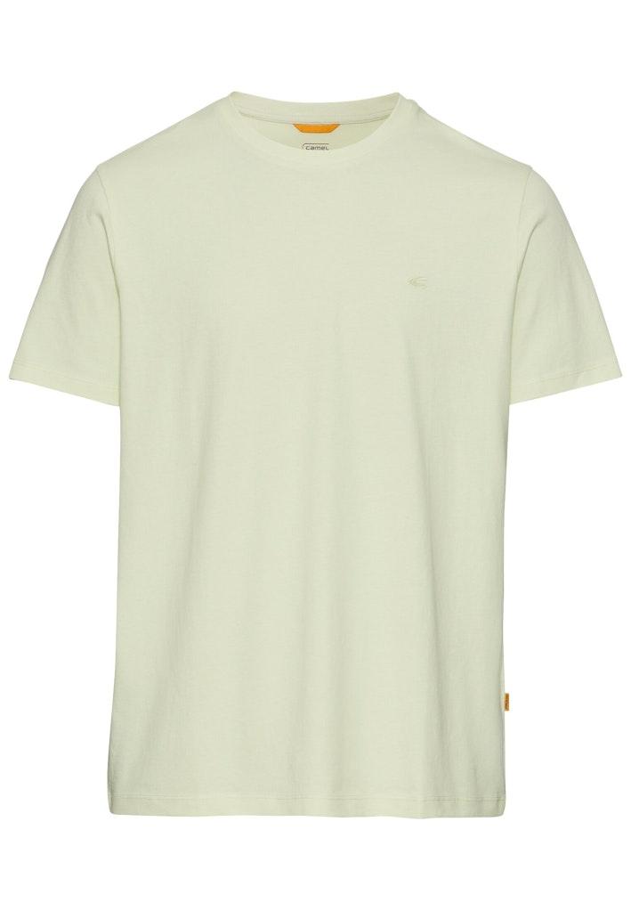 Basic T-Shirt aus reiner Baumwolle Grün L