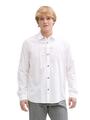 Relaxed Fit Hemd mit Leinenanteil XXL Relaxed Fit - White