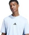 ADIDAS Herren Shirt Essentials 3-Streifen Single Jersey S in Weiß