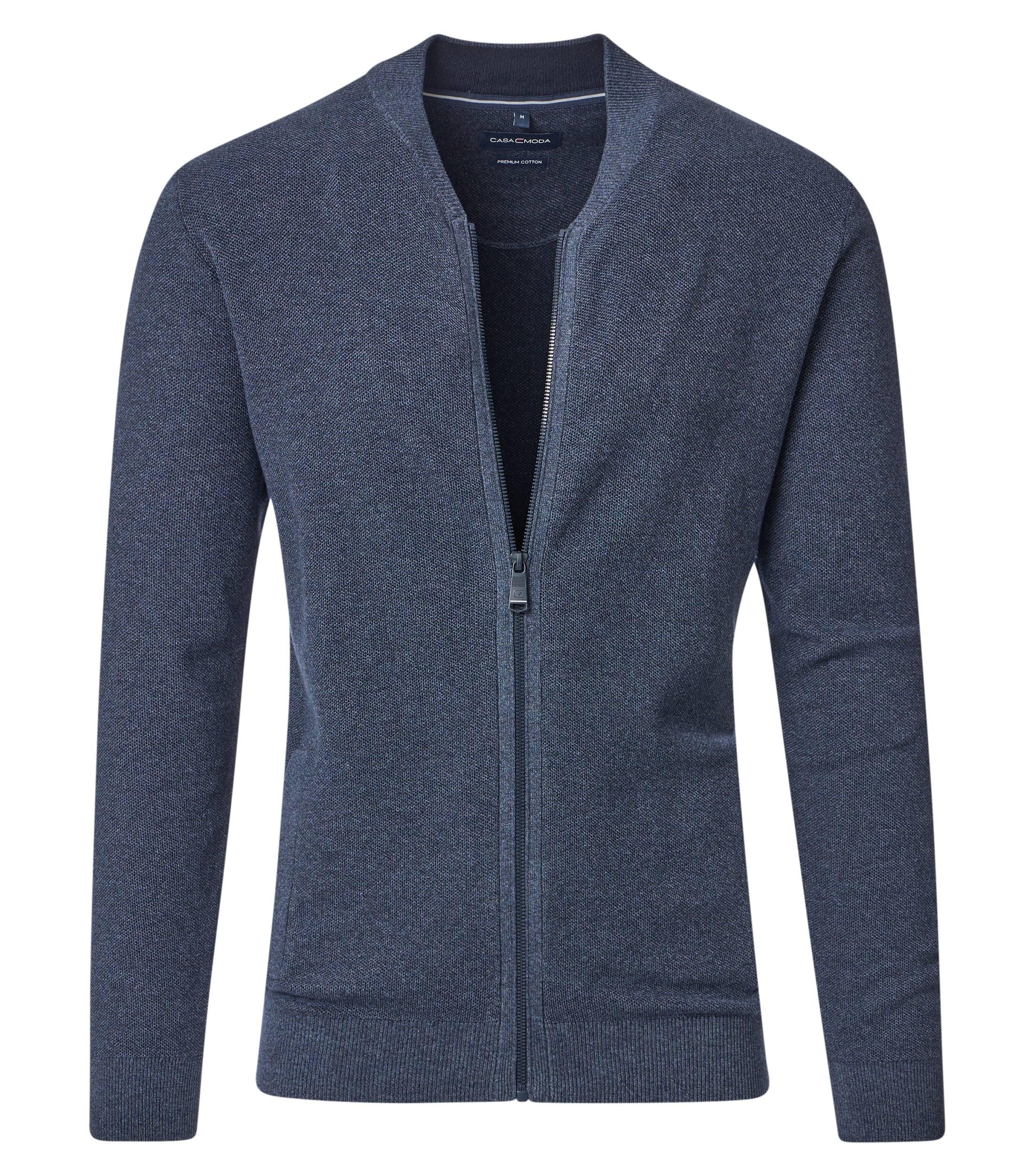 Strickjacke M - Blau