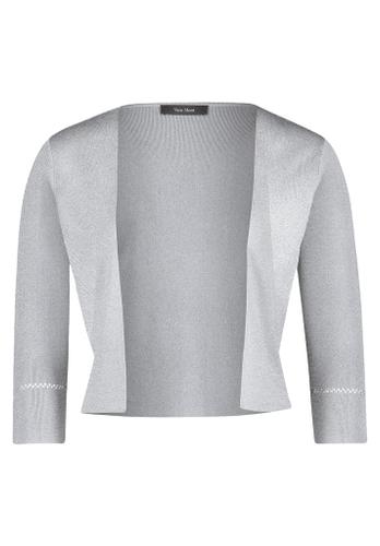 Strickbolero Grau XL