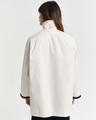 Sailing Jacke mit Kontrastkragen S - Linen