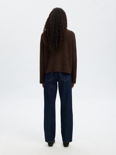 SLFSIA RAS LS KNIT ZIPPER CARDIGAN NOOS L Locker geschnitten - Delicioso