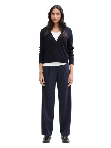 Cardigan mit V-Ausschnitt L Regular Fit - Sky Captain Blue