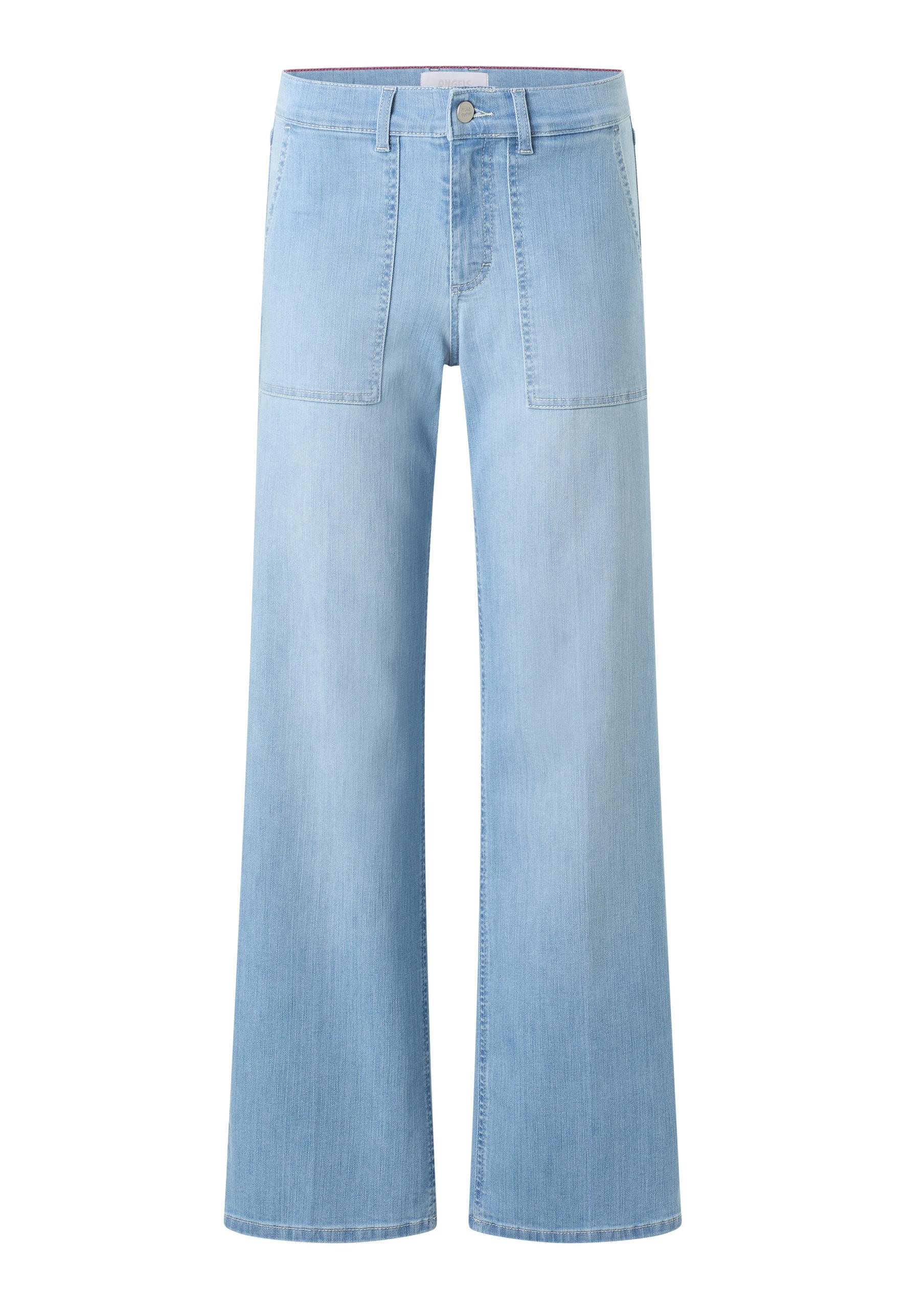 3502568-355 LIZ URBAN 34/30 WIDE LEG - Bleached Blue Used