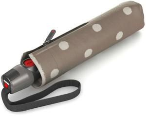 Knirps® Taschenregenschirm »T.200 Medium Duomatic, Dot Art Taupe«