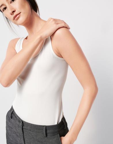someday T-Shirt »Käthi« im Basic Stil - Weiß / 40
