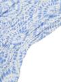 Kleid mit Batik-Muster 152 A-Linie - Fresh Blue Tie Dye Circle