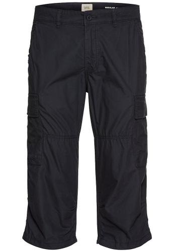 3/4 Cargo Shorts Regular Fit Blau 35IN