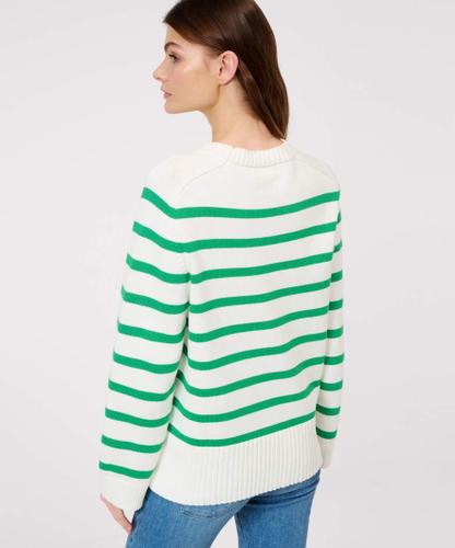Style Lia 42 Rundhalsausschnitt, Damenpullover, Langarm, Gerade Silhouette - Apple Green