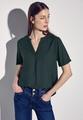 Bluse in Unifarbe 36 - Hunter Green