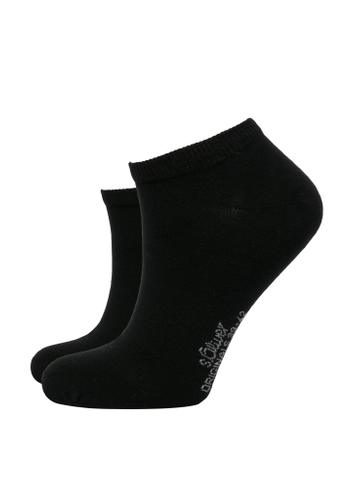 Sneakersocken 39-42 - Schwarz