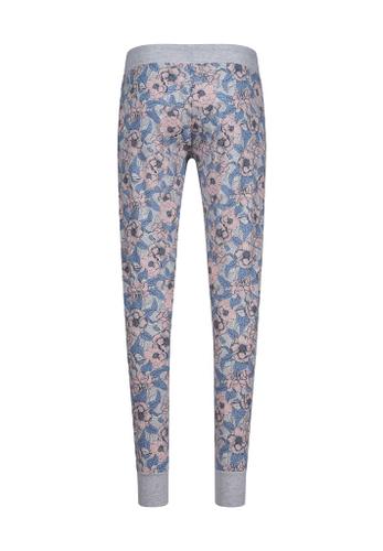 Skiny Damen Hose lang Night In Mix & Match Grau 36