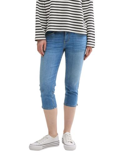 TTKATE SLIM CAPRI Jeans 34 Slim Fit - Light Stone Wash Denim
