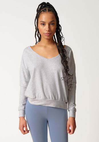 Skiny Damen Shirt langarm Night In Mix &amp; Match Grau 44