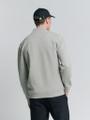 Sweater Full Zipper Pique Bomber Grau XXXL