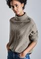 Strukturpullover 38 - Breezy Beige Mel.
