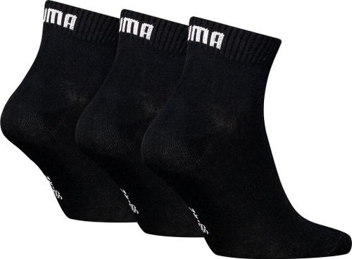 PUMA Herren Socken UNISEX QUARTER PLAIN 3P 35-38 in Schwarz