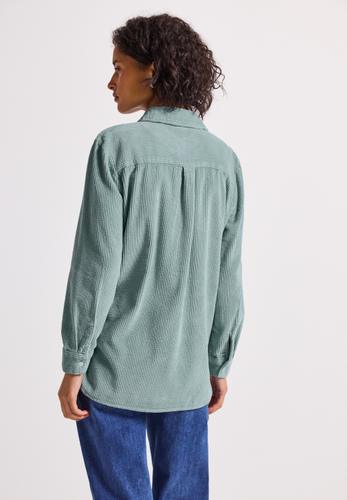 Cord Longblouse 40 - Arona Blue