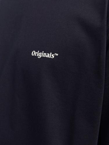 JORPAROS EASTER SKETCH TEE SS CREW N LN L Locker geschnitten - Black