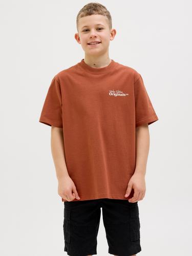 JORPAROS ELEMENT BACK TEE SS CREW JNR 152 Locker geschnitten - Arabian Spice