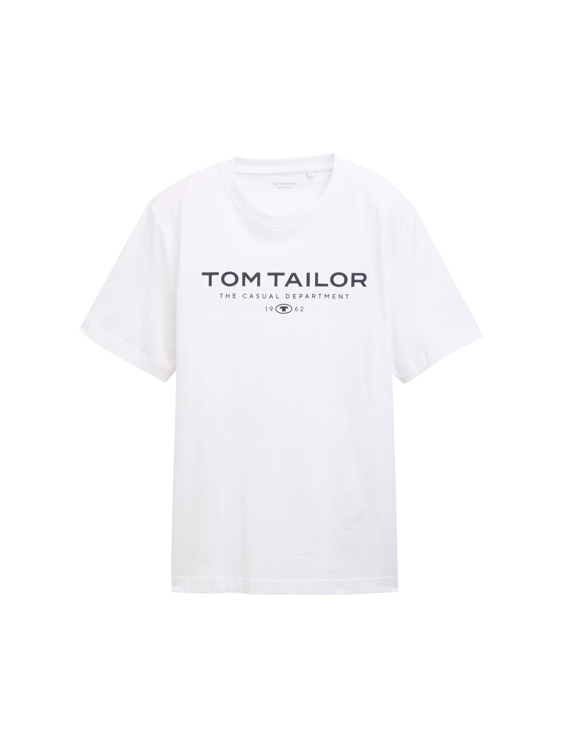 T-Shirt aus Baumwolle mit Logo-Print XXL Regular Fit - White