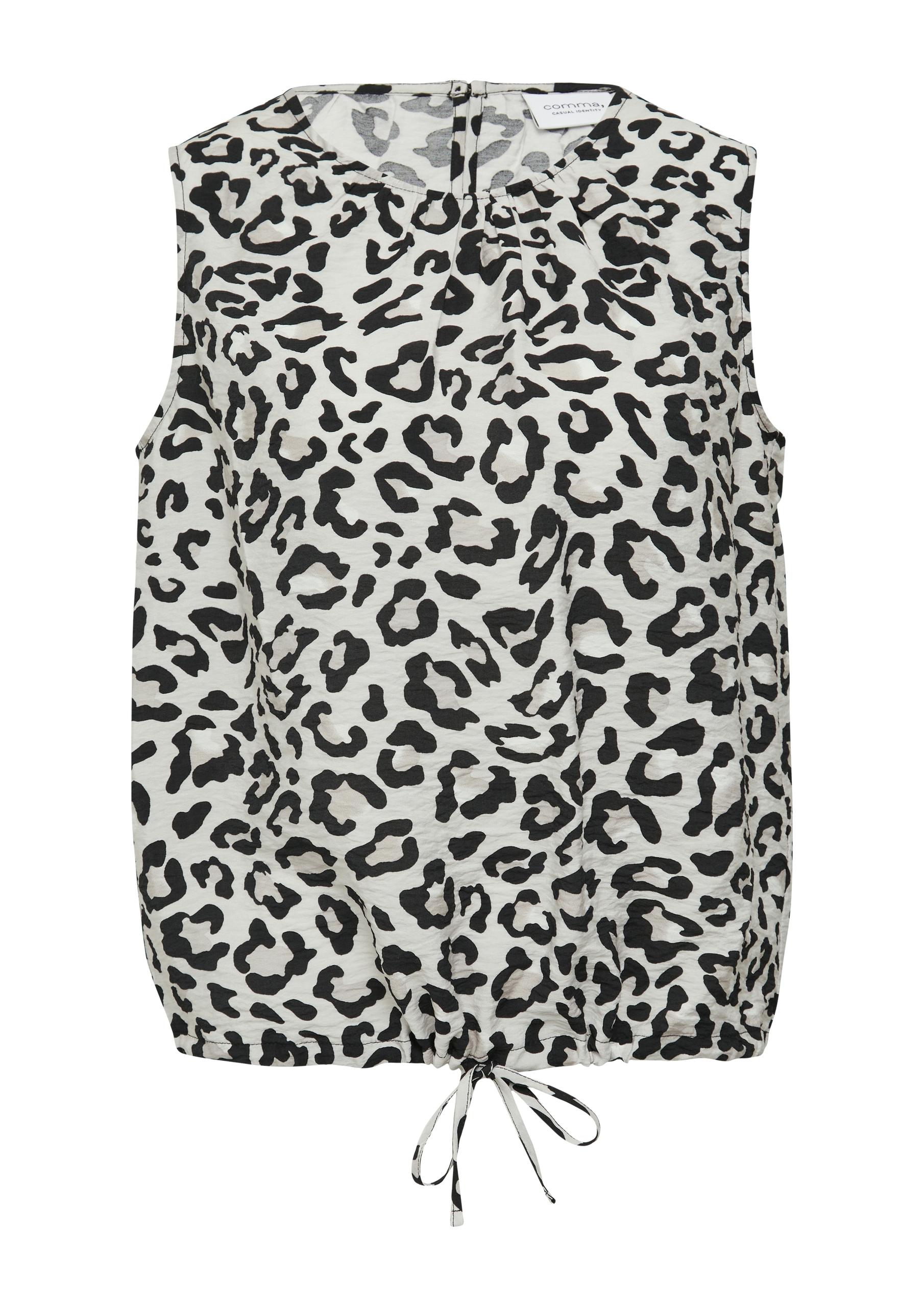 Bluse 34 - Grau|mehrfarbig