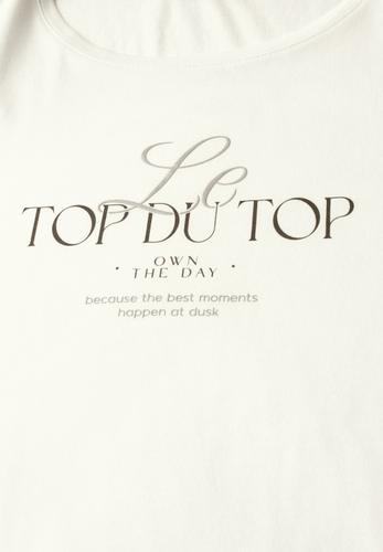 Shirt mit Turn-Up-Detail 38 - Off White