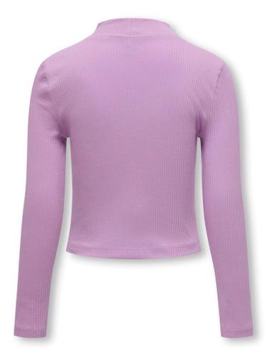 KOGBELFAST LIFE SHT LS HIGHNECK TOP JRS Violett 146/152