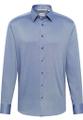 Hemd Dobbydesign Langarm Blau 39/Langarm - 65cm