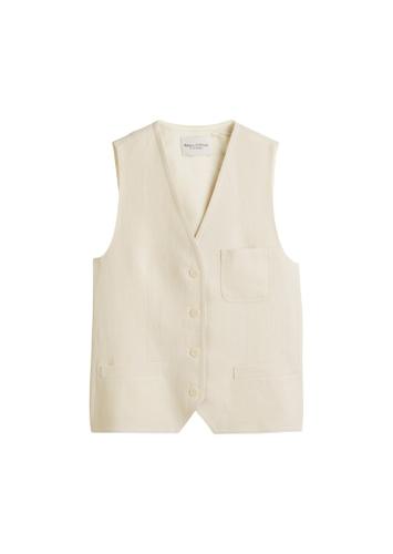 Weste tailored Weiß 34