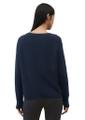 Rundhalspullover loose Blau XS