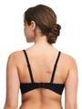 Glow Bügelloser tiefausgeschnittener Bikini T-Shirt BH S - Schwarz