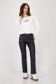 Langarmshirt mit Leopardenmuster 36 - Off-white
