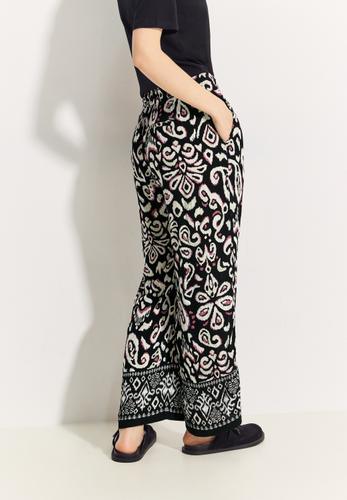 7/8 Hose mit Wide Legs XS/26 - Black