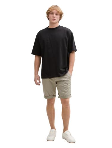 Regular Fit Chino Shorts mit Gürtel XXL Regular Fit - Olive Mini Houndstooth