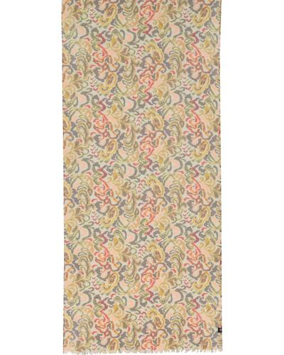 Schal Sustainability Edition - Schal mit abstrahiertem Paisley-Muster OS - Khaki