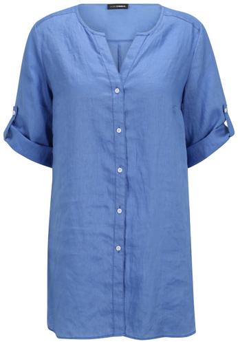 Bluse 50 - Kobalt